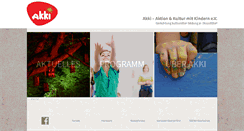 Desktop Screenshot of akki-ev.de